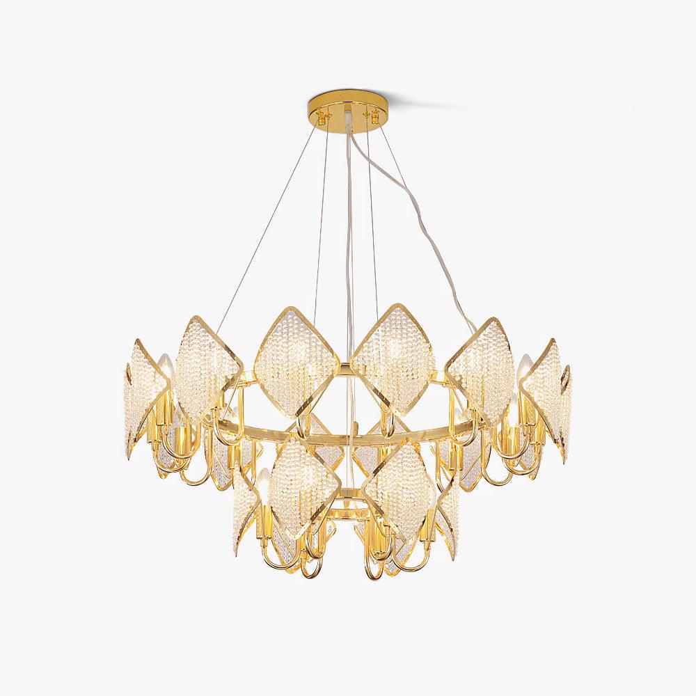 Modern Holly Chandelier – Handcrafted Architectural Luxury Lighting Fixture