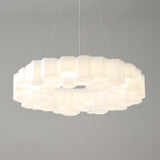 Honeycomb Chandelier – Ambient Illumination in Luxury Interior Setting View 14