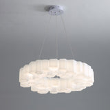 Honeycomb Chandelier – Ambient Illumination in Luxury Interior Setting View 4