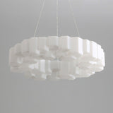 Honeycomb Chandelier – Ambient Illumination in Luxury Interior Setting View 7