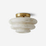 Honeylite Alabaster Curated Alabaster Flush Moun