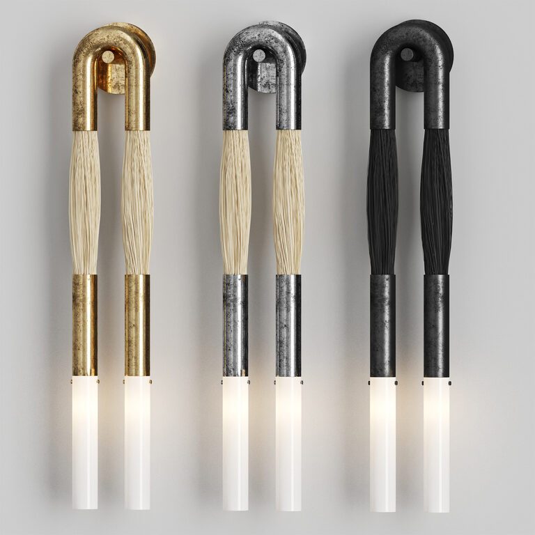 Artisan Material Wall Sconce View 24 | Horsehair Wall Sconce | Artisan Material | JINSHE | JINSHE