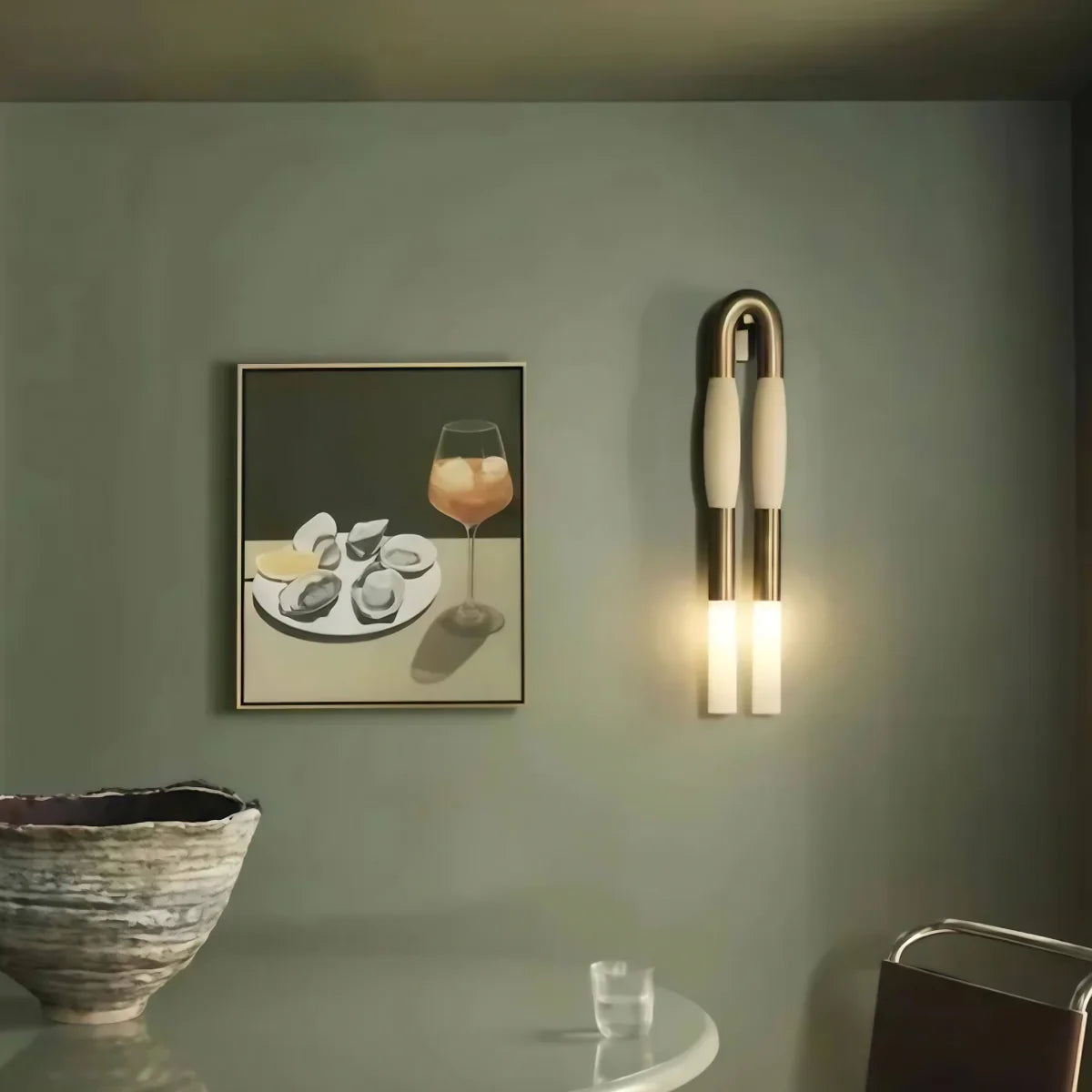 Artisan Material Wall Sconce View 3 | Horsehair Wall Sconce | Artisan Material | JINSHE | JINSHE
