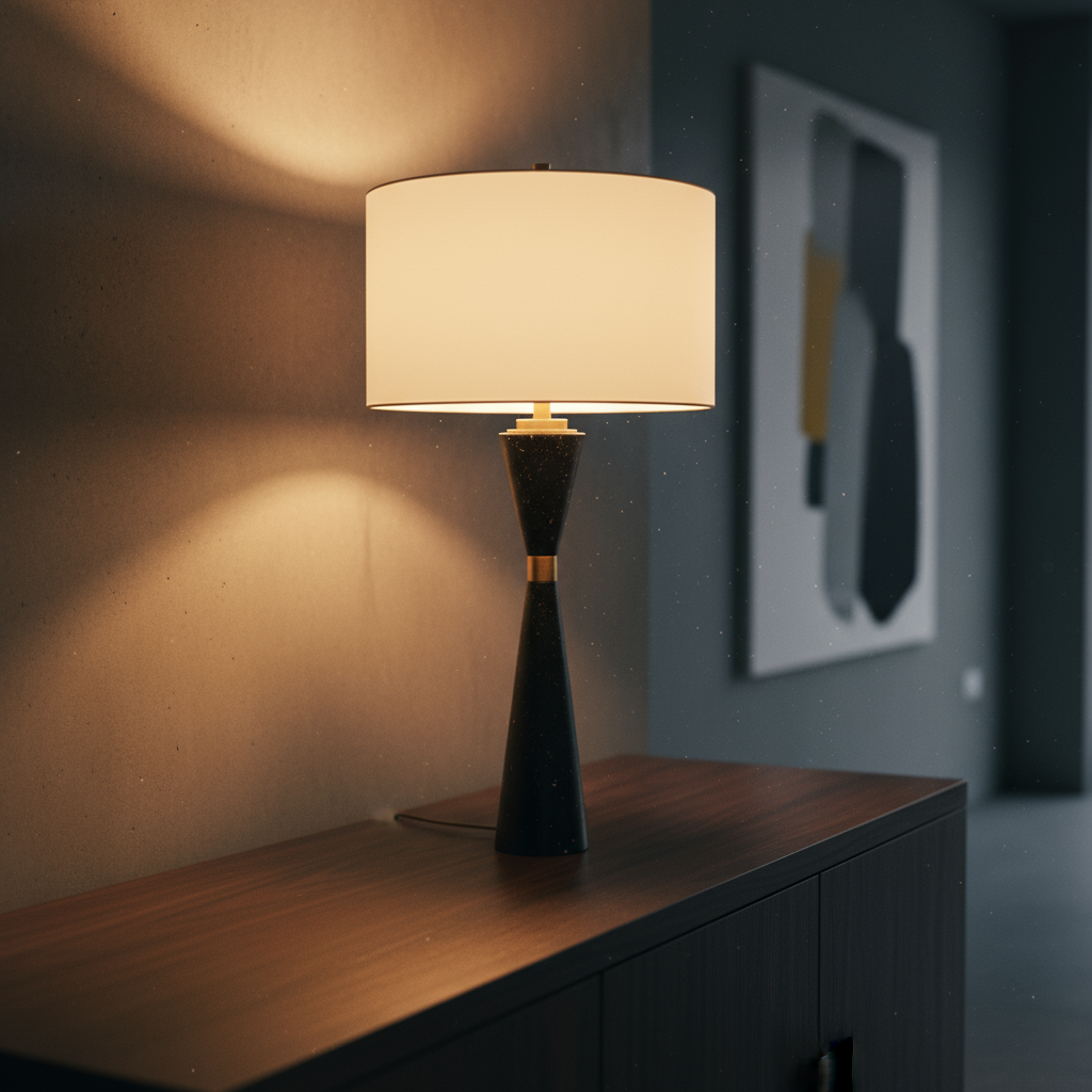 Hourglass Table Lamp | Murano Style Glass | JINSHE