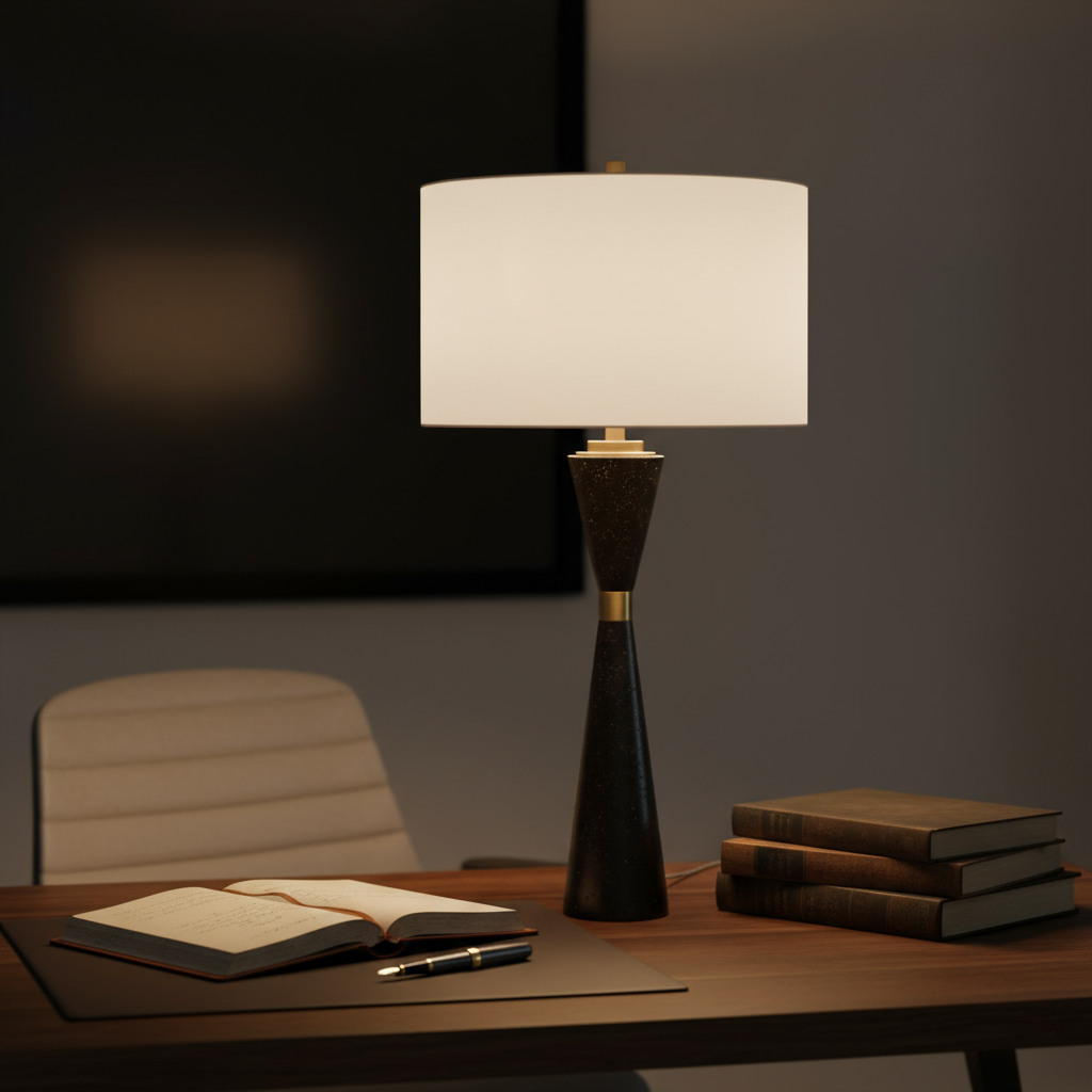 Hourglass Table Lamp | Murano Style Glass | JINSHE
