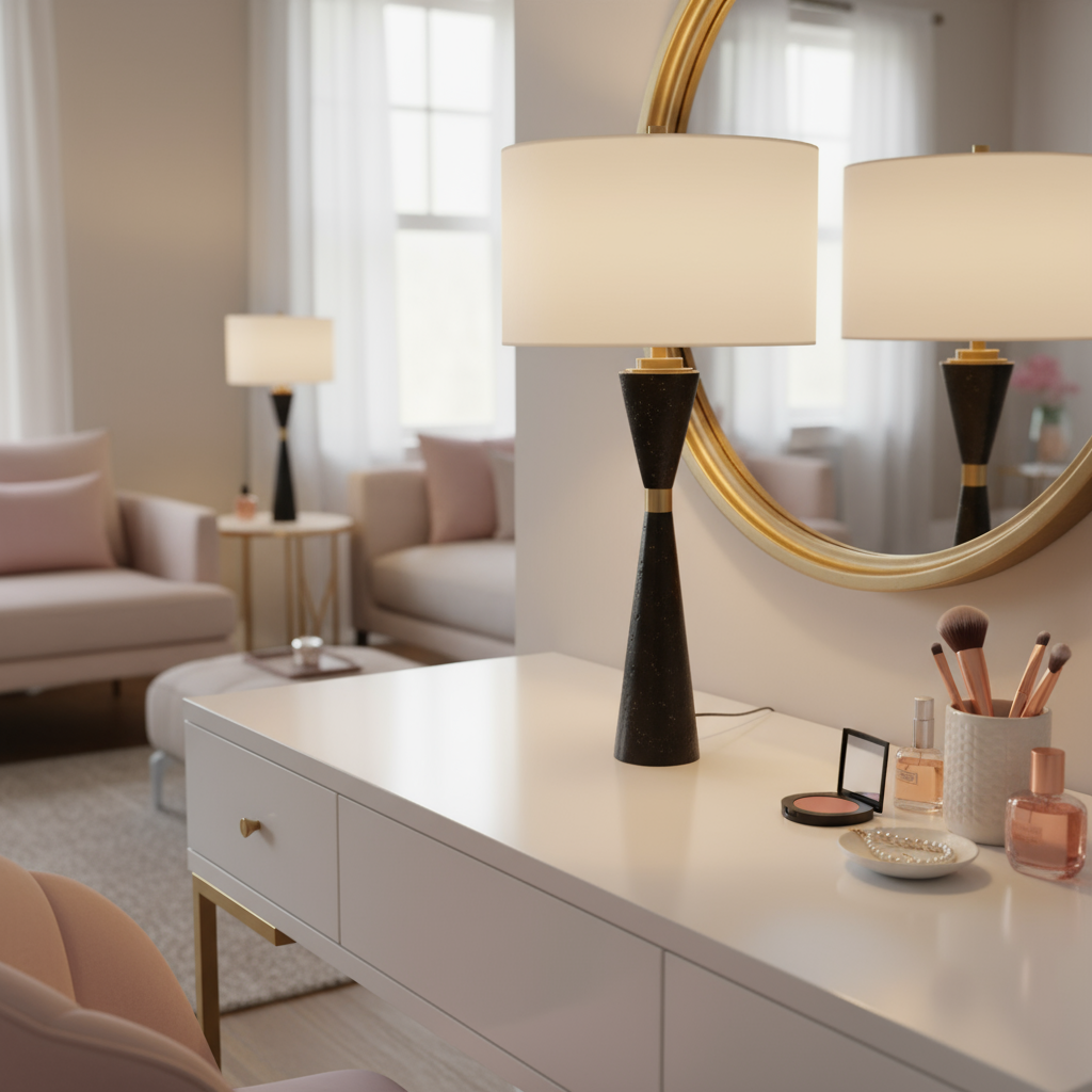 Hourglass Table Lamp | Murano Style Glass | JINSHE