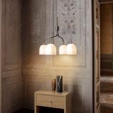 Howard Curated Solid Brass Chandelier – structural canopy joint detail