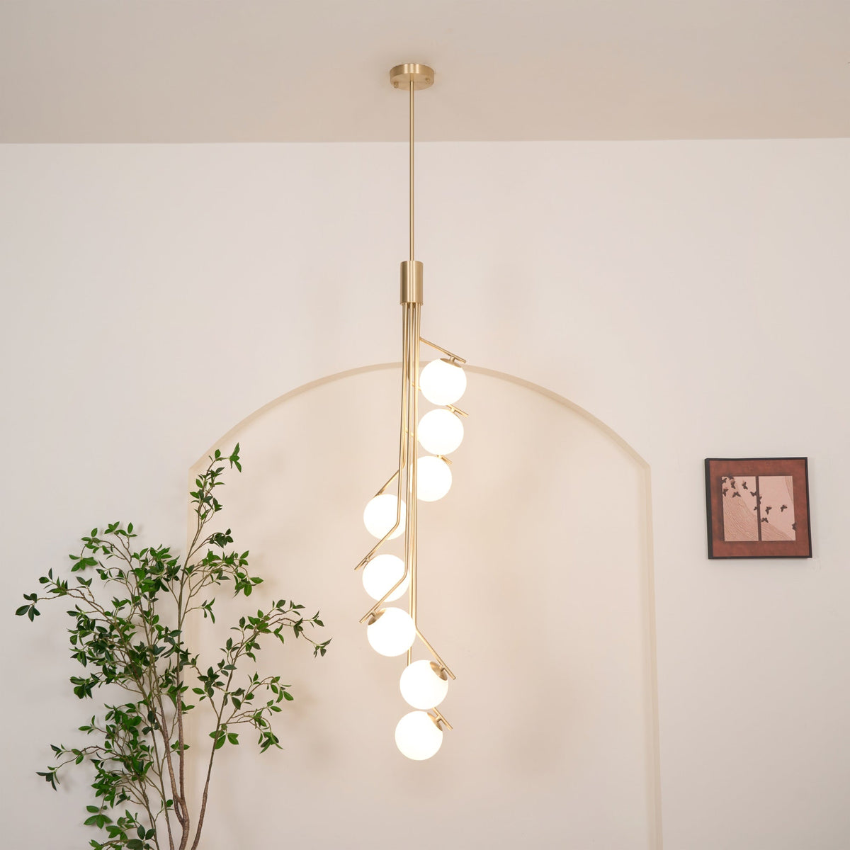 Hudson Branch Chandelier – Ambient Illumination in Luxury Interior Setting View 3