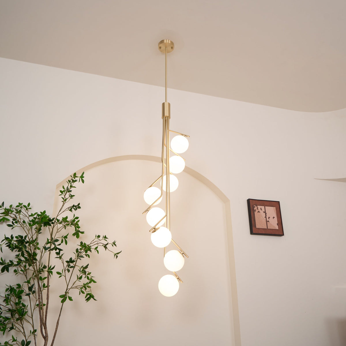 Hudson Branch Chandelier – Ambient Illumination in Luxury Interior Setting View 4