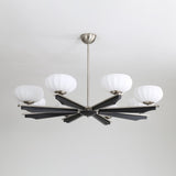 Imperium Curated Mouth-Blown Frosted Glass Chand – 8-lights ∅ 45.3 x H 9.8 finish configuration #1