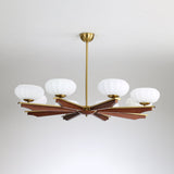 Imperium Curated Mouth-Blown Frosted Glass Chand – 8-lights ∅ 45.3 x H 9.8 finish configuration