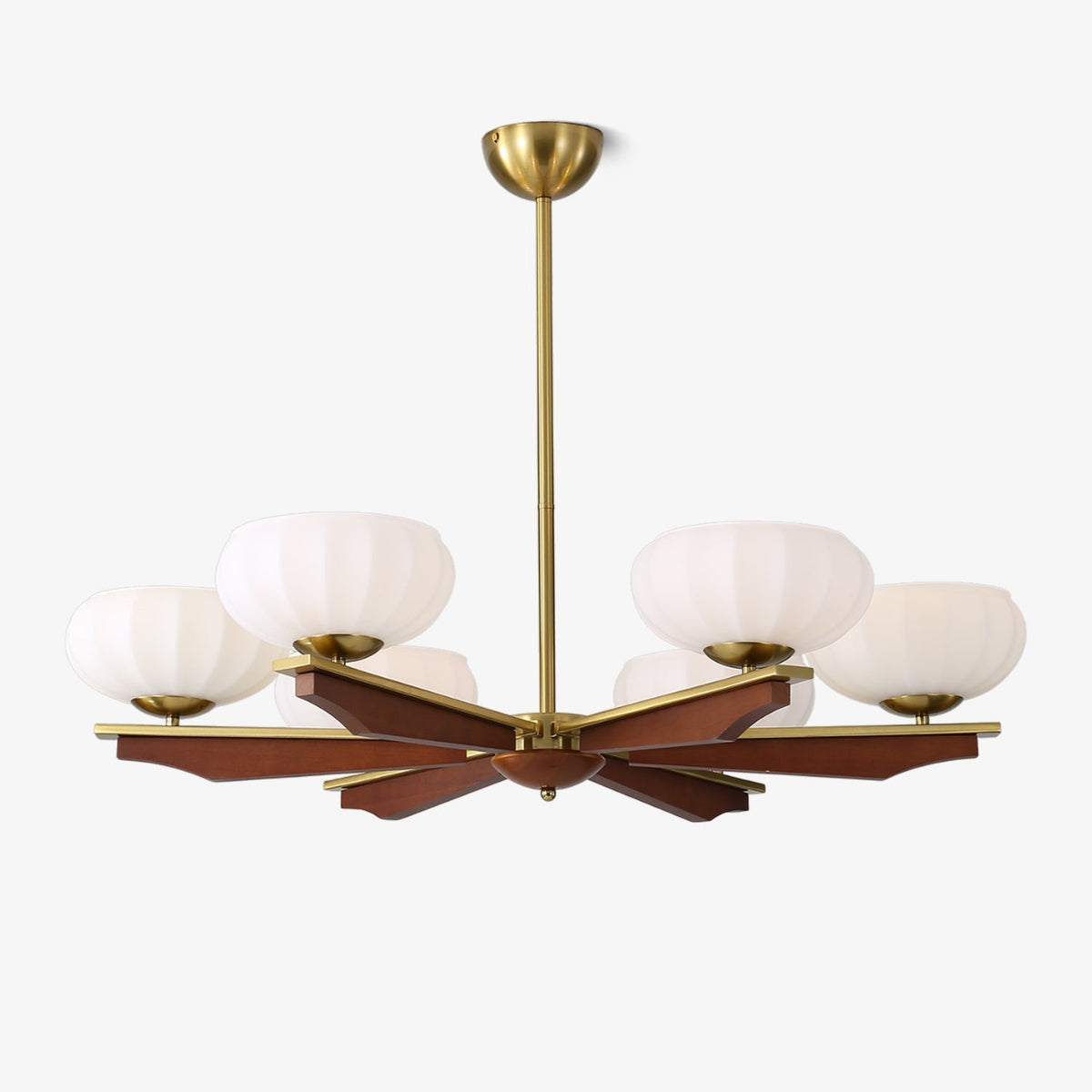 Imperium Curated Mouth-Blown Frosted Glass Chand – Mouth-Blown Frosted Glass Chandelier