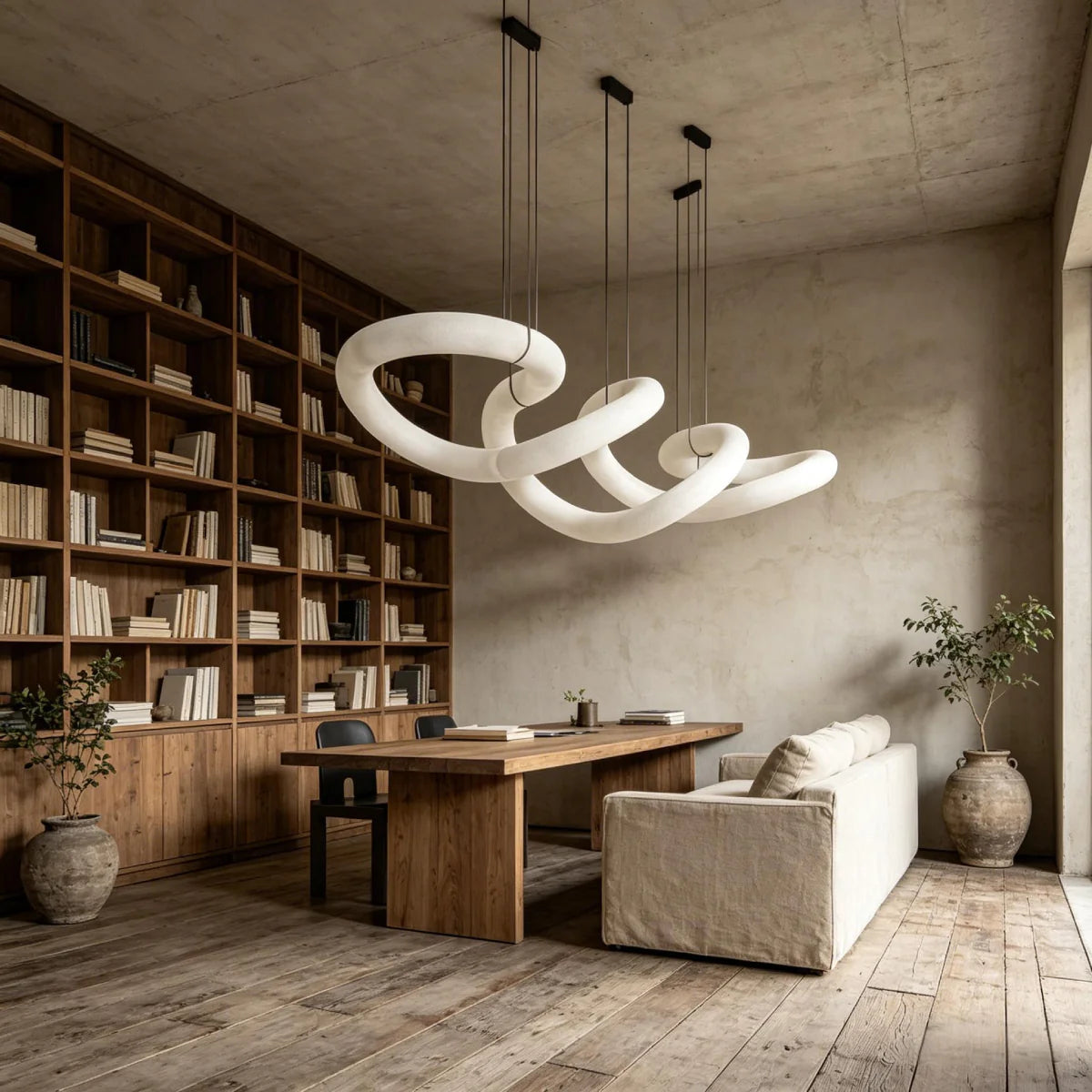 JINSHE Infinity Glow Alabaster Chandelier | Ultra-Grand Luxury Statement Light for Villa Living Room Chandelier - product image