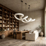 JINSHE Infinity Glow Alabaster Chandelier | Ultra-Grand Luxury Statement Light for Villa Living Room Chandelier - product image