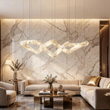 JINSHE Infinity Glow Alabaster Chandelier | Ultra-Grand Luxury Statement Light for Villa Living Room Chandelier - product image