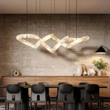 JINSHE Infinity Glow Alabaster Chandelier | Ultra-Grand Luxury Statement Light for Villa Living Room Chandelier - product image