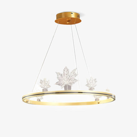 Modern Ion Leaf Chandelier