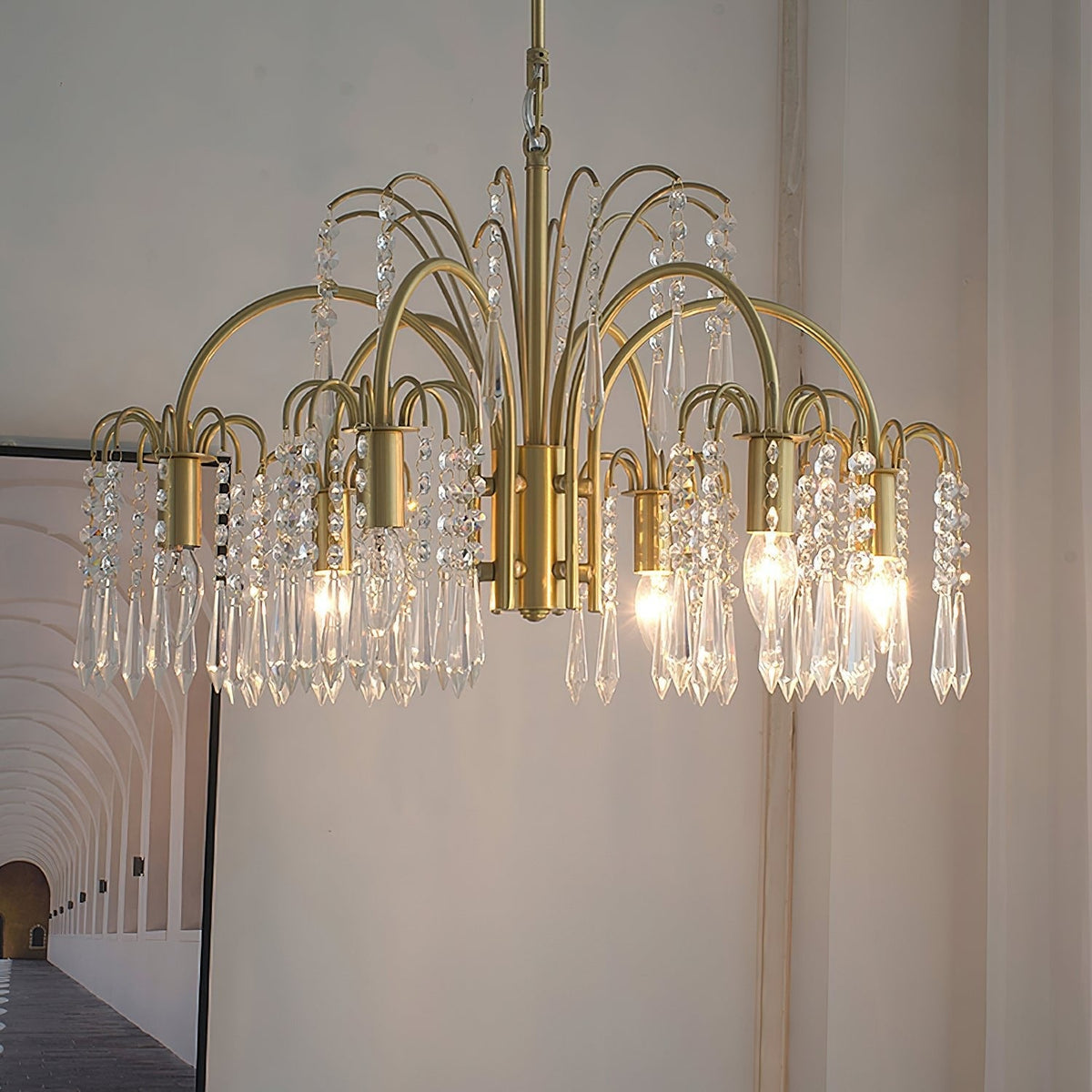Isla Dawn Chandelier – Ambient Illumination in Luxury Interior Setting View 3