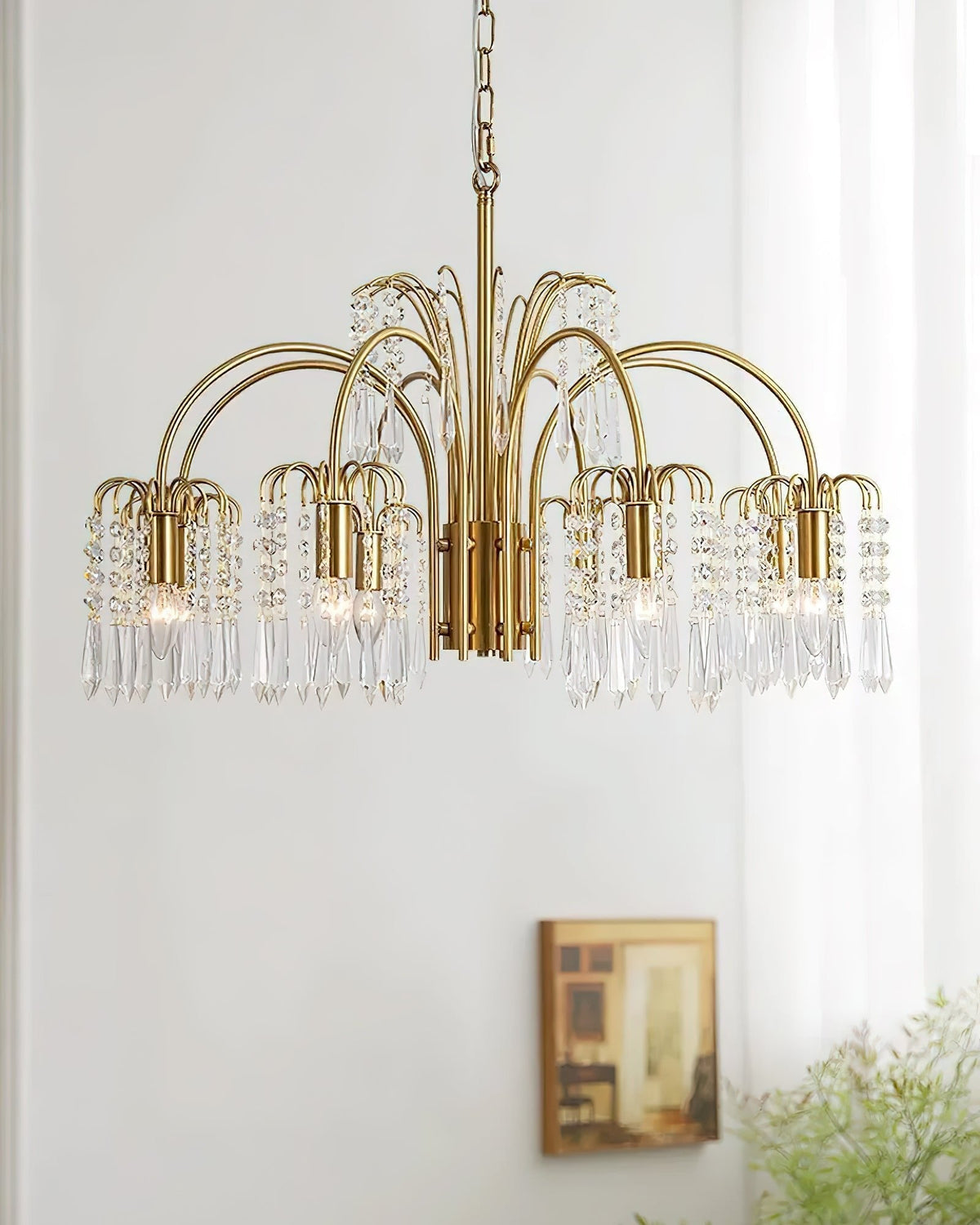 Isla Dawn Chandelier – Handcrafted Material Texture and Detail View