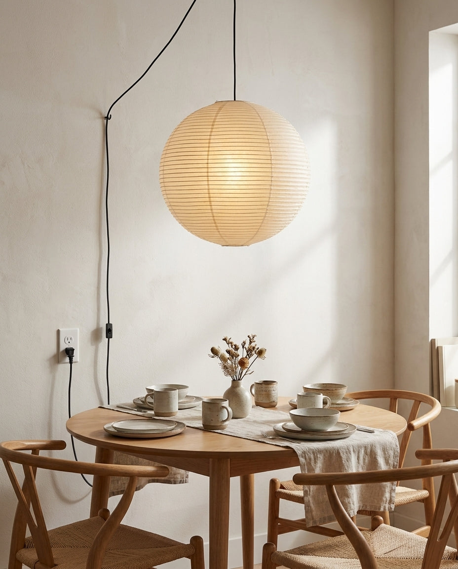 Japanese Paper Swag Curated Washi Paper Pendant