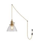 Jasmine Glass Plug In Pendant Light – Ambient Illumination in Luxury Interior Setting View 10