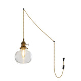 Jasmine Glass Plug In Pendant Light – Ambient Illumination in Luxury Interior Setting View 8