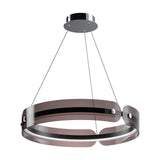 Javor LED Curated Optical Acrylic Chandelier – architectural ceiling profile