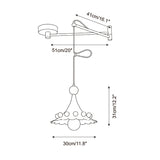 Jubilo Swing Arm Pendant Light – Ambient Illumination in Luxury Interior Setting View 5