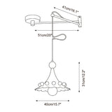 Jubilo Swing Arm Pendant Light – Ambient Illumination in Luxury Interior Setting View 6