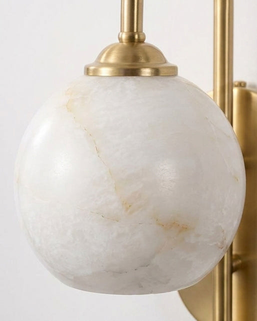 Juliet Alabaster Curated Alabaster Wall Sconce – unlit natural material contrast