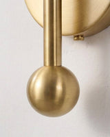 Juliet Alabaster Curated Alabaster Wall Sconce – full fixture elevation view