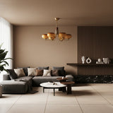 Black Walnut Chandelier View 4 | Juniper Light Black Walnut Chandelier | The Black Walnut Gallery | JINSHE | JINSHE