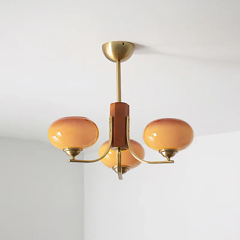 Black Walnut Chandelier View 14 | Juniper Light Black Walnut Chandelier | The Black Walnut Gallery | JINSHE | JINSHE