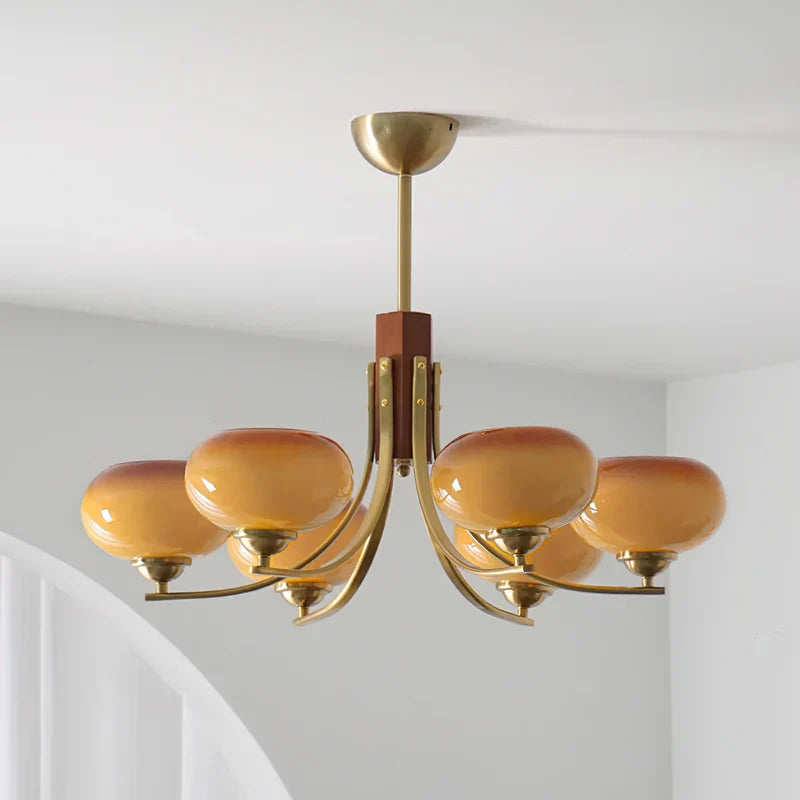 Black Walnut Chandelier View 15 | Juniper Light Black Walnut Chandelier | The Black Walnut Gallery | JINSHE | JINSHE
