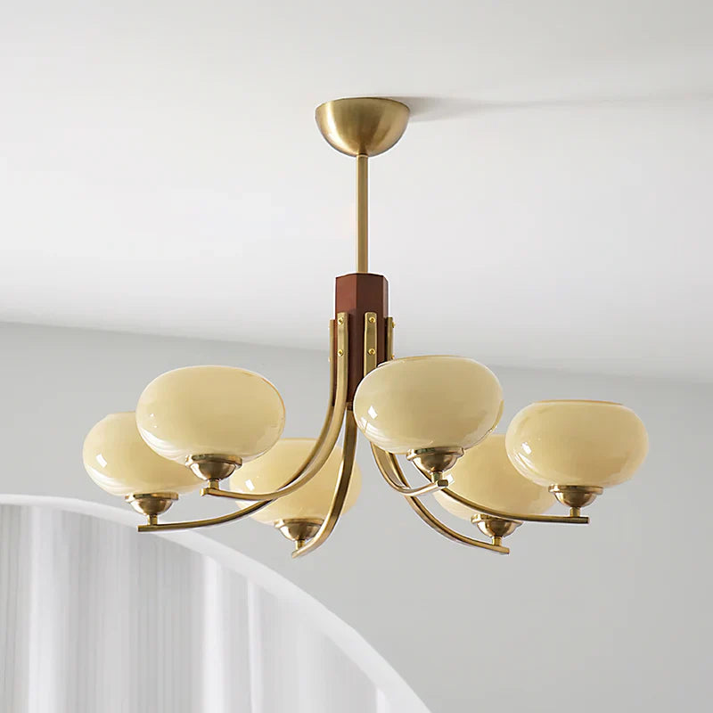 Black Walnut Chandelier View 18 | Juniper Light Black Walnut Chandelier | The Black Walnut Gallery | JINSHE | JINSHE