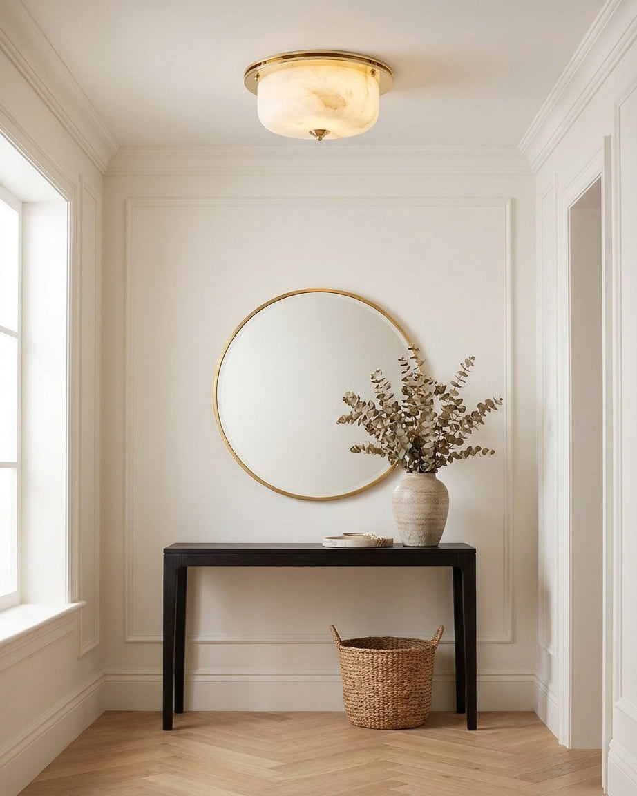 Justice Alabaster Curated Alabaster Flush Mount