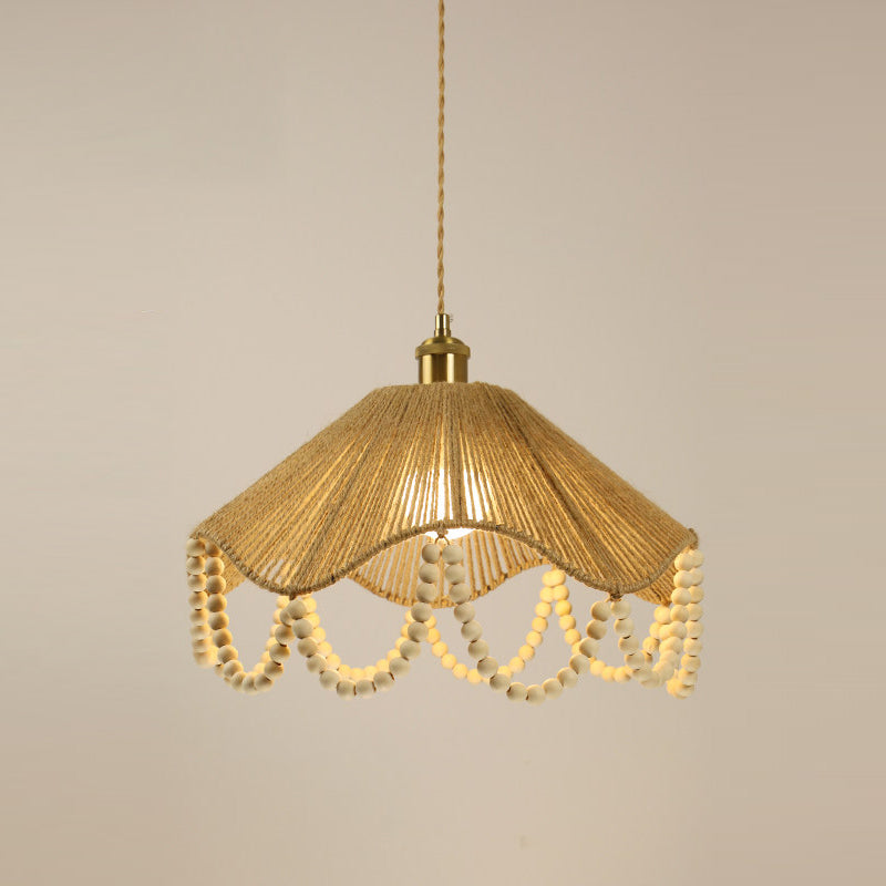 Jutelle Pendant Light – Handcrafted Material Texture and Detail View