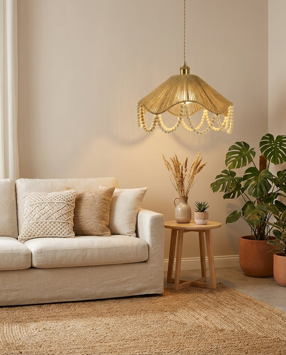 Jutelle Pendant Light – Ambient Illumination in Luxury Interior Setting View 12