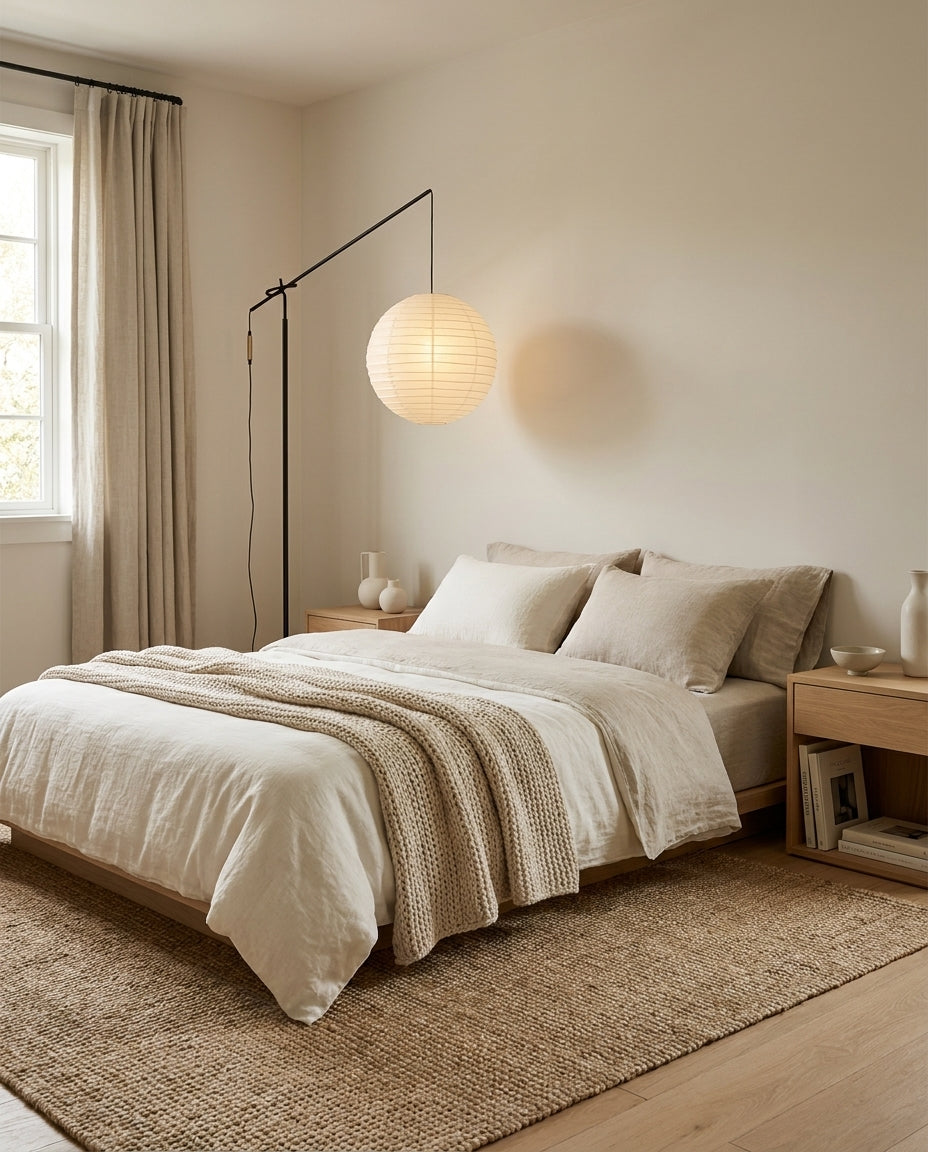 Kanso Paper Floor Curated Washi Paper Floor Lamp