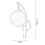 Karo Alabaster Curated Alabaster Wall Sconce – illuminated warm ambiance setting