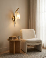 Karo Alabaster Curated Alabaster Wall Sconce – architectural ceiling profile