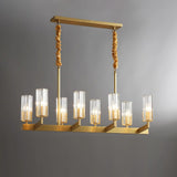 Kayla Brass Curated Mouth-Blown Frosted Glass Ch – structural canopy joint detail #1