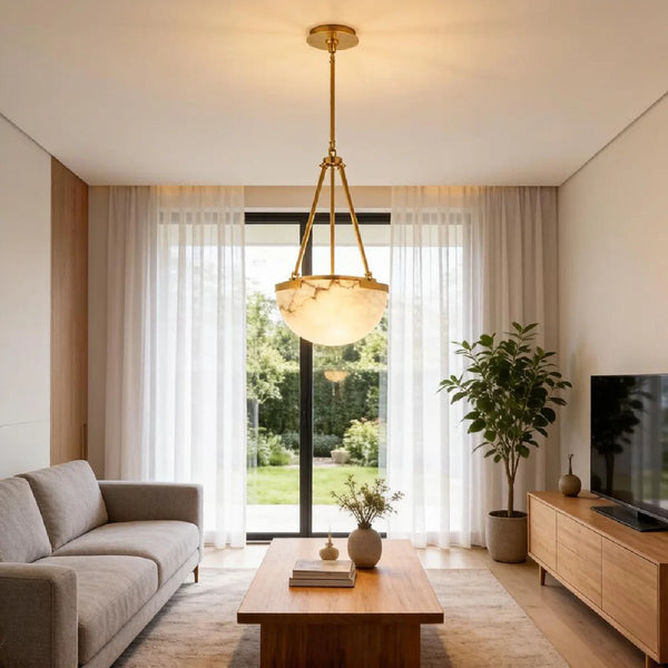 Kelly Alabaster Pendant Light