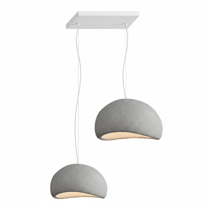Zenra Wabi-Sabi Organic Curated Iron & Glass Cha – unlit natural material contrast #1