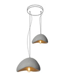 Celeste Cloud Curated Iron & Glass Chandelier – spatial dining room perspective #1