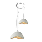 Celeste Cloud Curated Iron & Glass Chandelier – structural canopy joint detail #1
