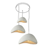 Celeste Cloud Curated Iron & Glass Chandelier – architectural ceiling profile #1 #2