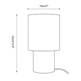 Kindle Oak Curated Solid Hardwood Table Lamp – macro detail view