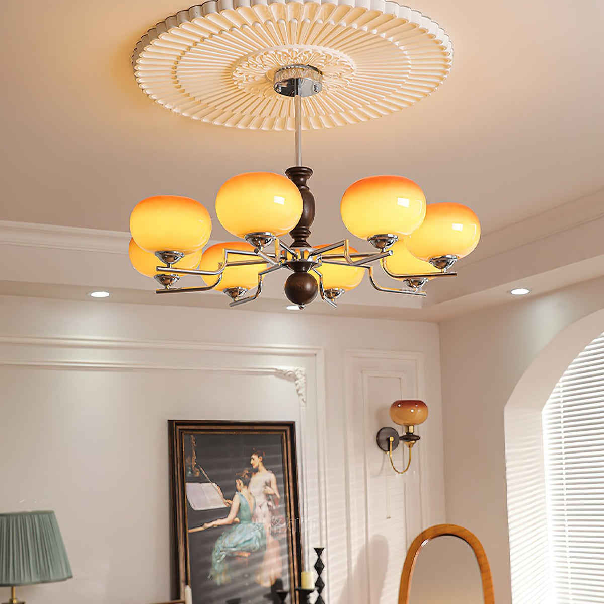 Modern Kingsley Chandelier – Ambient Illumination in Luxury Interior Setting View 4