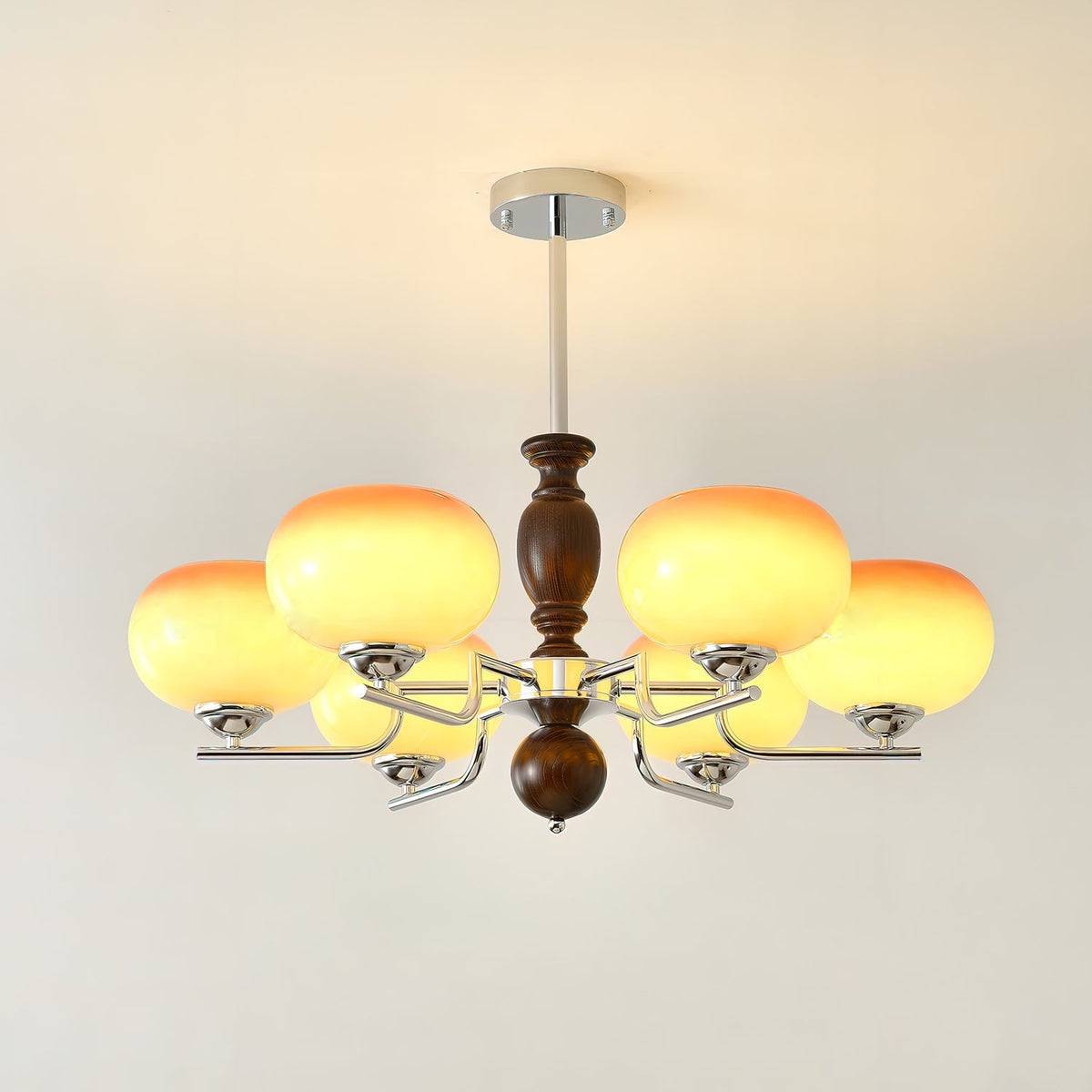 Modern Kingsley Chandelier – Ambient Illumination in Luxury Interior Setting View 17